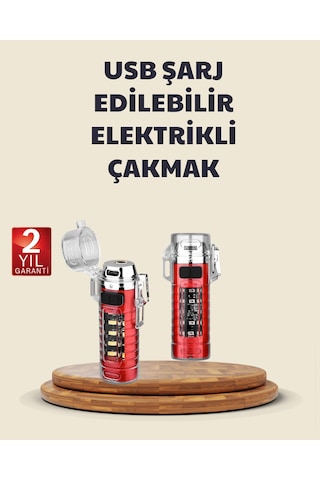 Tek Kamp Ve Outdoor İçin Çok Amaçlı Çakarlı Elektronik Çakmak Najmaddin Diğer