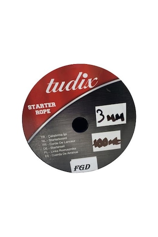 Fgd Motor Çekme Çalıştırma Starter İpi 3Mm 100 Metre