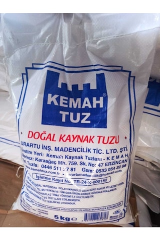 Kemah Doğal Kaynak Tuzu 5 KG