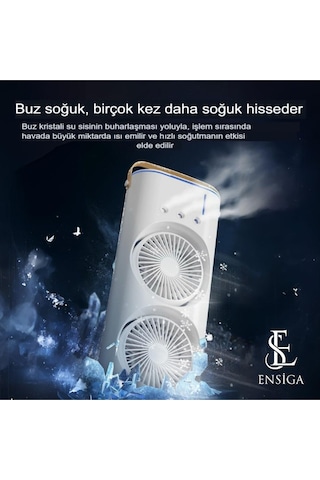 Su Püskürtmeli İki Pervaneli Vantilatör