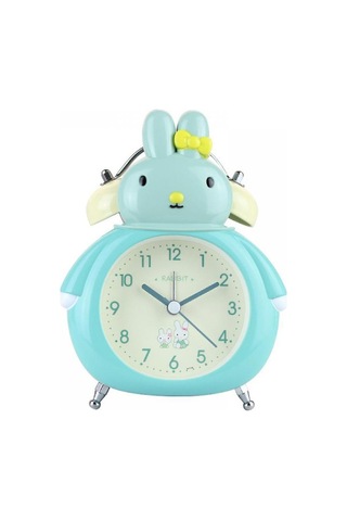 Analog Göstergeli Metal Tavşan Çalar Saat, Öğrenci Sırası Dekorasyonu B Diğer