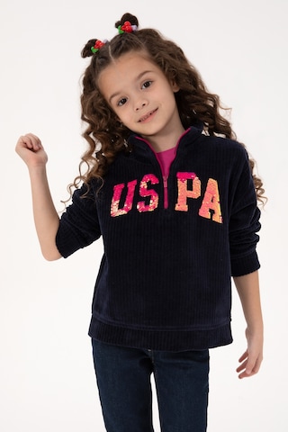 U.s. Polo Assn. Kız Çocuk Lacivert Sweatshirt 50318062-vr033 Lacıvert