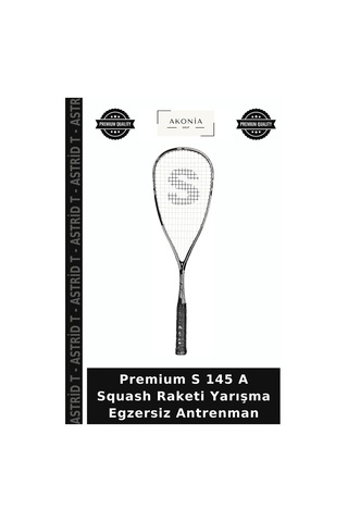 Premium S 145 A Squash Raketi Yarışma Egzersiz Antrenman Çok Renkli