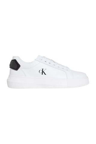 Kadın Chunky Cupsole Ru Patch Lth Wn Sneaker - Beyaz-8673 Bright White/black