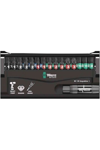 Wera Bit-check 30 Lu İmpaktor Bits Set 1 05057690001