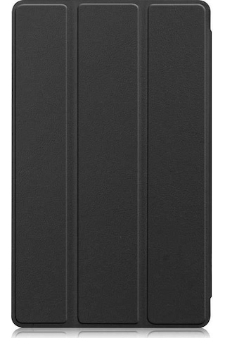 Sandwich Samsung Galaxy Uyumlu Tab A7 Lite İçin Siyah Üçlü Katlı Stand Korumalı Kılıf, Pc+pu Malzeme, Darbe Ve Çizikten Koruma Kapakl Kapaklı Kılıf