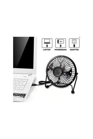 Masa Üstü Usb Fan Soğutucu Vantilatör Klima Metal Serinletici Fan