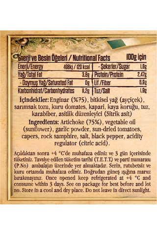 Talia Bebek Enginar Salatası 340g