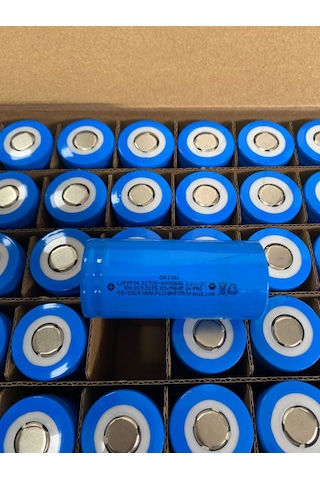 20 Adet 32700 Lifepo4 Pil 3.2v 6000 Mah 3c Ifr32700 Mavi