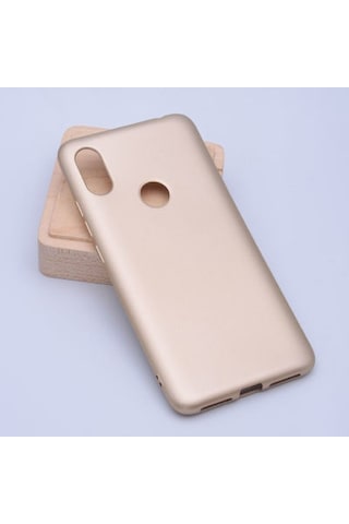 Xiaomi Mi 6x Kılıf Esnek Yapılı İnce Slim Silikon Kapak Ryc/premier Gold