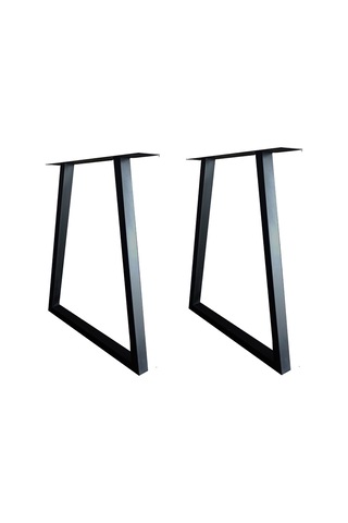 Metal Ayak Ahşap Masif Kütük Bank Sehpa Ayağı