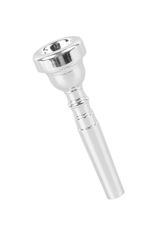 Hfambition Gümüş Renkli Metal Trompet Ağızlığı 3c - Yüksek Hassasiyetli, Dayanıklı Ve Evrensel Uyumlu Enstrüman Aksesuarı