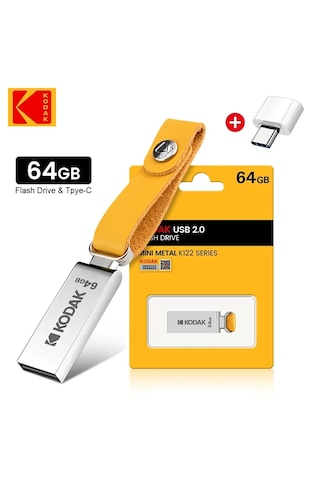Kodak 64gb. 2.0 K122 Usb Flash Bellek