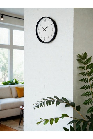 36 Cm Siyah Dekoratif Duvar Saati Diğer 76564693