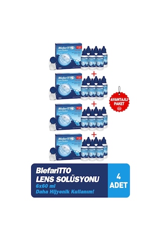 Blefaritto Lens Solüsyonu 6x60 Ml 4 Adet