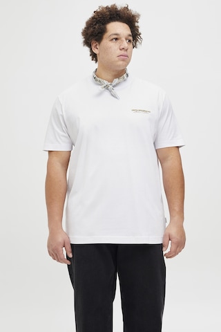Jack & Jones Erkek T Shirt 12278557 Beyaz Beyaz