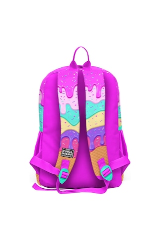 Coral High Kids Pembe Rengarenk Dondurma Desenli Okul Sırt Çantası 23731