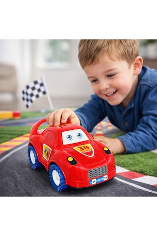 Oyuncak Yarış Arabası Büyük Boy Kırmızı