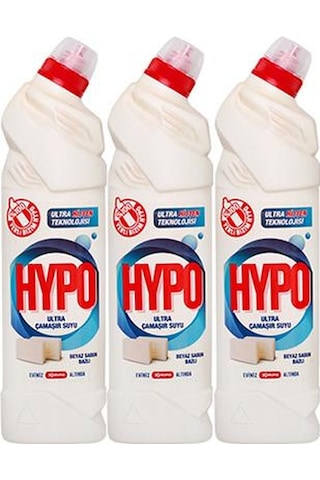 Hyper Hypo Ultra Çamaşır Suyu Beyaz Sabun 3 x 750 G