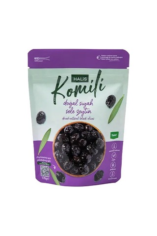 4 Adet Komili Doğal Siyah Sele Zeytin 170 G