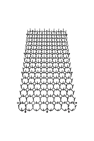 Vkemall Kedi Engelleme Matı, Plastik Tikanlı, Kedi Yatağı/kanepe Koruyucu, Kesilebilir, Esnek Konumlandırma, Siyah, 20x40 Cm