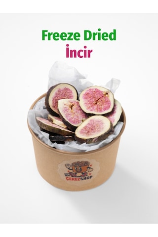 Freeze Dried İncir Dondurarak Kurutulmuş Meyve Cipsi 50 Gr 50 G