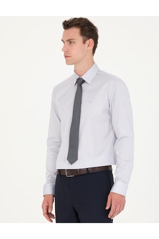 Pierre Cardin Erkek Gri Basic Gömlek 50277147-vr024 Gri