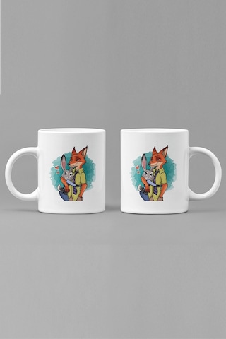 Zootopia Sevgili/çift/arkadaş 2'li Kupa Bardak Seti