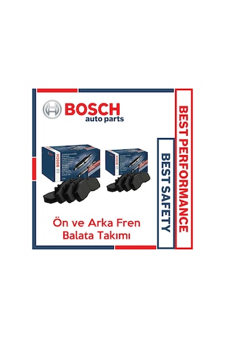 Renault Fluence Bosch Ön Arka Fren Balata Takımı Manuel El Freni