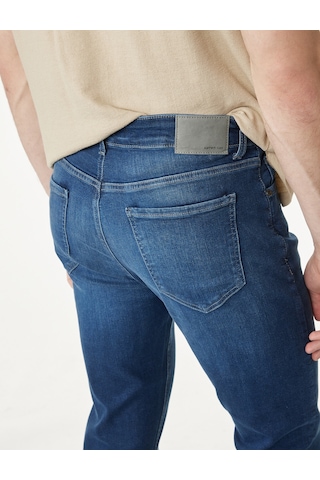 Koton Normal Bel Pamuklu Skinny Fit Jean Pantolon - Michael Jean Koyu İndigo 6sam40114nd