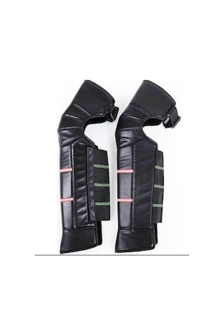 Bike Sky Diz & Bacak Koruma Deri Reflektörlü Yağmur & Rüzgar & Soğuğa Karşı Yüksek Seviye Korumalı Siyah