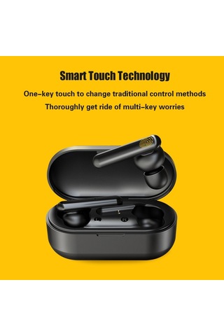T10 Mini Dokunmatik Kontrol Hifi Tws Kablosuz Bluetooth Kulaklık, Mikrofon Ve Şarj Kutusu İle Siyah