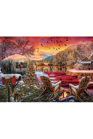 Art Puzzle 2000 Parça Trailer Camp Puzzle