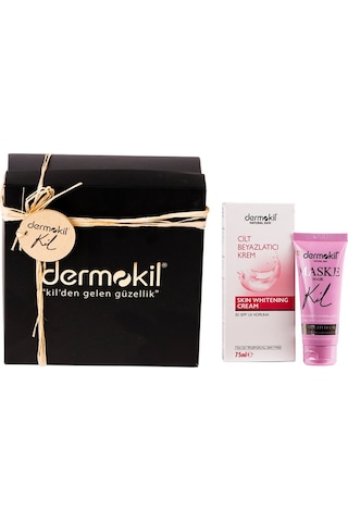 Dermokil Leke Karşıtı Aydınlatıcı Kil Maskesi 75 ML + Cilt Beyazlatıcı Krem 75 ML