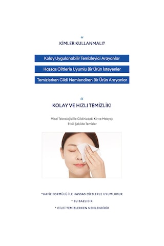 Missha Super Aqua Ultra Hyalron Hyalüronik Asit İçeren Su Bazlı Makyaj Temizleme Mendili 30 Adet