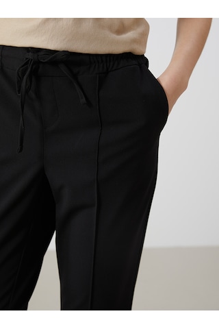 Lcw Comfort Siyah Beli Lastikli Havuç Kesim Kadın Pantolon