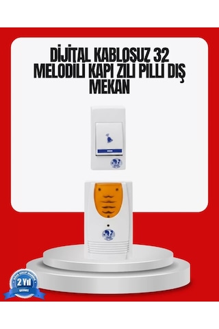 Home Kolay Kullanımlı Kablosuz Kapı Zili Şık Ve Sade Tasarım