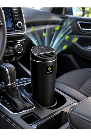 Greentech Pureair Motion Araç İçi Filtresiz Koku,duman-hava Temizleyici-siyah