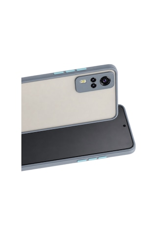 Newface - 10 - Vivo Y53s Kılıf Montreal Silikon Kapak - Csmo-tex - - Gri