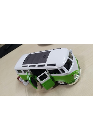 Oyuncak Metal Model 1 / 36 Çek Bırak Yeşil 1963 Volswagen T1 Bus Minibüs