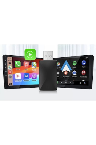 Kablosuz Carplay Adaptörü İphone & Android Uyumlu Bağlantı Kopmaz Yeni Nesil - 9014427374683 Diğer
