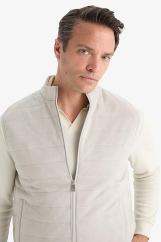 Defacto Slim Fit Dar Kesim Dik Yaka Fermuarlı Süet Yelek F0246ax25augr184 Gri