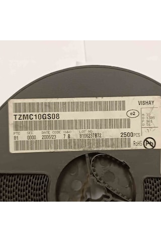 Tzmc10gs08 10v 0.5w Vıshay Zener Diyot 250 Adet