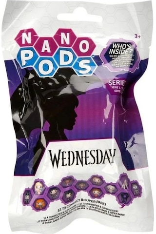 Nano Pods Blind Bag Sürpriz Figür Wednesday Lisanslı Ürün Wednesday