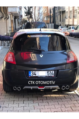 Renault Megane 2 Hb Difüzör Çift Egzoz Görünümlü