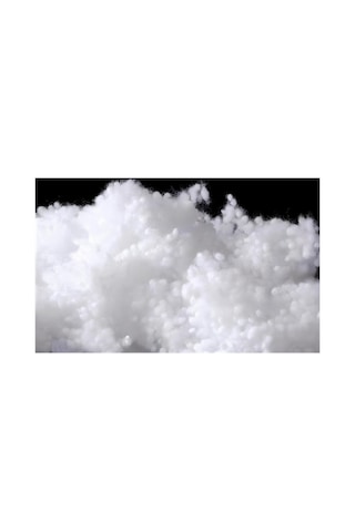 250 Gram Slikonlu Boncuk Elyaf Yapışma Yapmaz Yıkanabilir - Premium Kalite - Beyaz