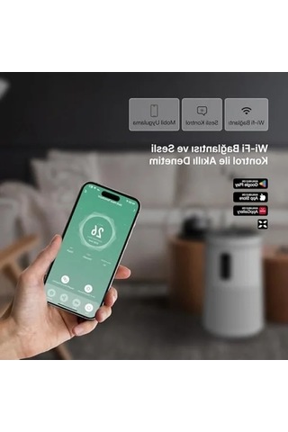 Akıllı Hava Temizleyici - Mobil Uygulama Ve Aromaterapi Özelliği 150 Mm