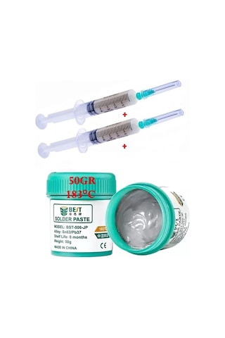 Solder Bst-509 Krem Lehim Best 50g Sıvı Lehim Ve Flux Lehim Toplama Seti 2in1 Solder Bst-509 Krem Lehim Best 50g Sıvı Lehim Ve Flux Lehim Toplama Seti 2in1