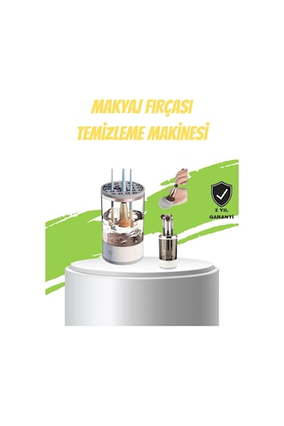 Otomatik Makyaj Fırçası Temizleyici Sonik Teknoloji Usb Şarjlı 49100911