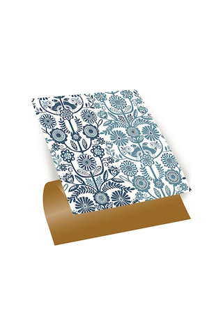 Tink KENDİNDEN YAPIŞKANLI MAVİ KUŞ DESENLİ PVC KARO 30X30 CM